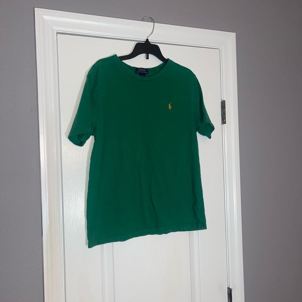 Polo by Ralph Lauren Green Short Sleeve Tee L 14/16